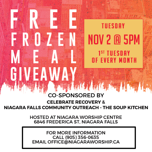 FREE FROZEN MEAL GIVEAWAY
